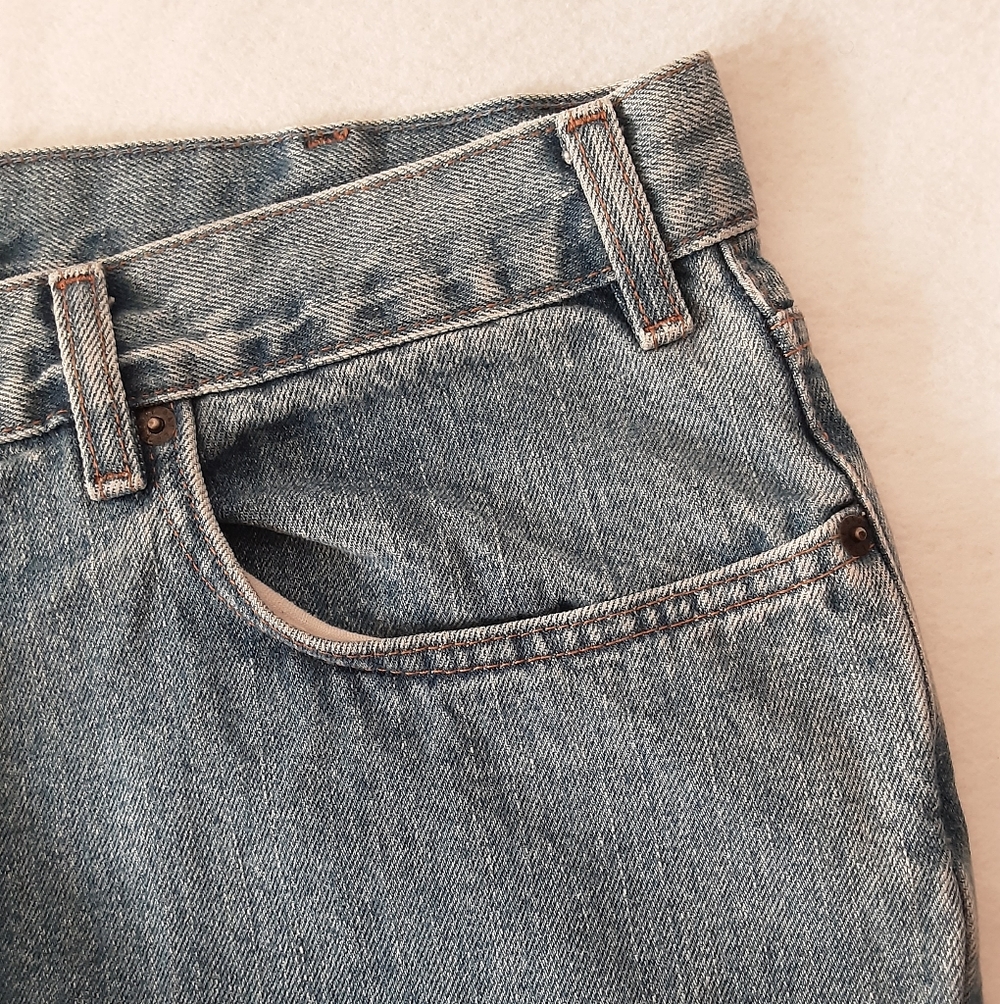 TWO Pair Of Eddie Bauer Classic Blue Denim Jeans - Picture 15 of 15